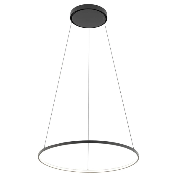 Lampa ring wisząca salonowa Circolo 10812 Nowodvorski LED 21W 3000K czarna