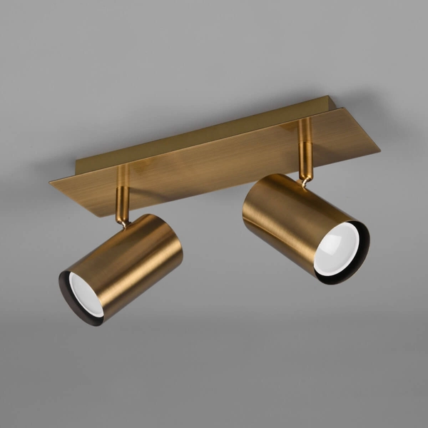 Podwójna lampa sufitowa VANTOS DL204802400 Trio do kuchni mosiądz