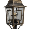 Lampa stojąca Volturno 505960128 IP23 latarnia metalowa rdzawy