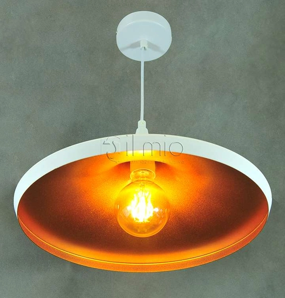 LAMPA wisząca MODERN 306753 IL MIO metalowa OPRAWA SONA zwis ORI biały złoty