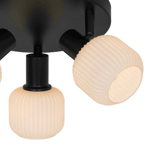 Potrójna lampa sufitowa Stem R5021009A-3R Zumaline regulacja biały czarny