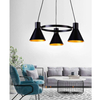 Lampa wisząca MORE 33-71156 metalowa zwis industrialny okrąg ring czarny