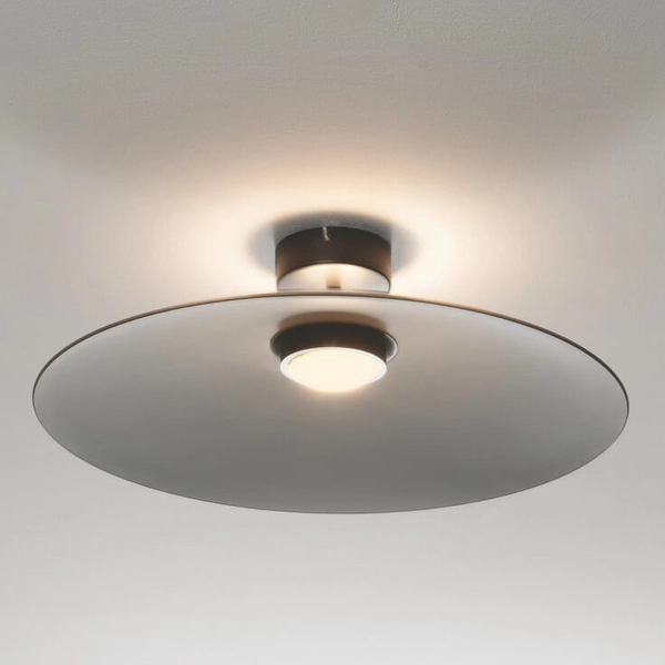 Sufitowa lampa PECA LE44275 LED 17W 3000K kopuła czarna szara