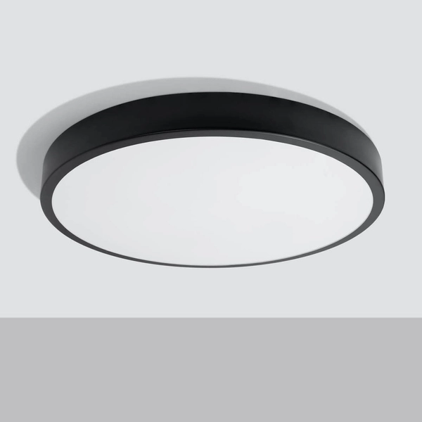 Sufitowa lampa Onyx SL.1248 Sollux LED 65W 3000K koło czarna