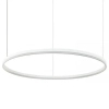 Minimalistyczna wisząca lampa 20265 LED 83W 3000K obręcz biała