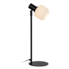 Stołowa lampa z regulacją Stem R5021009A-1T Zumaline szklana czarny biały