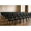 Minimalistyczny fotel konferencyjny Samos KH1501100313 czarny