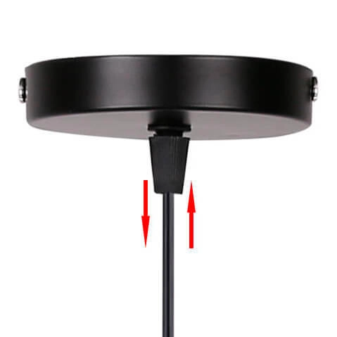 Szklana lampa wisząca Bistro 31-00569 do przedpokoju brązowa czarna