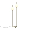 Podłogowa lampa The Sixth Sense Z020FL-L12BS3K LED 12W 3000K kule mosiądz