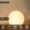 Ogrodowa lampa kula Pino biała 06529/15/31 1xLED 1.5W 2700-6500K CCT IP65 na pilot