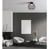 Nasufitowa lampa RITA LE44256 LED 12W 3000K druciana czarna