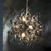 Designerska lampa wisząca L&-181583 Light& szklana bubbles chrom