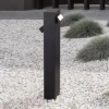 Zewnętrzny/y słupek MONCLOVA LE71479 stojąca lampa LED 9W czarna outlet