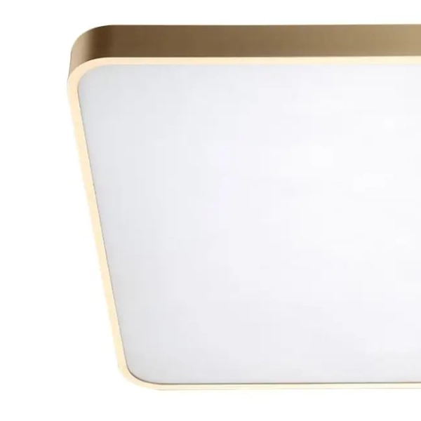 Złota lampa sufitowa Sierra 12100006-GD plafoniera LED 40W 4000K