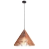 Lampa zwisająca boho SUN 1140G_M Aldex do jadalni drewniana