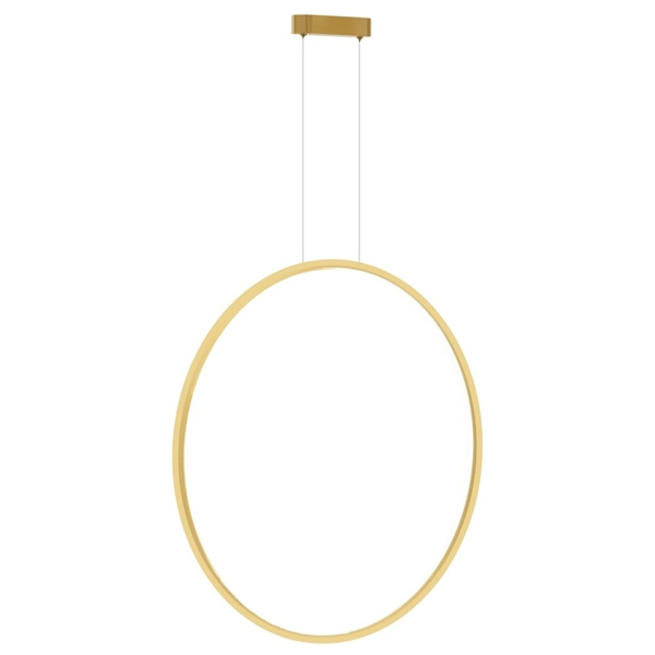 Lampa wisząca Saturno ML8857 Milagro LED 46W 4000K pierścień IP44 złoty