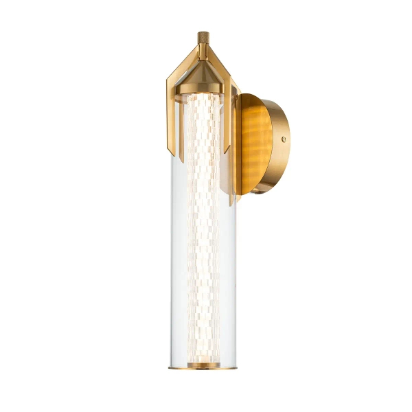 Łazienkowy kinkiet tuba Espada QN-ESPADA-1W-BG LED 18W 3000K IP44 złoty