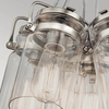 Zwisająca lampa Brinley KL-BRINLEY6-NI Kichler szklana przezroczysta nikiel