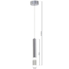 LAMPA wisząca ICE ML321 Milagro zwis OPRAWA tuba sopel LED 5W 4000K chrom