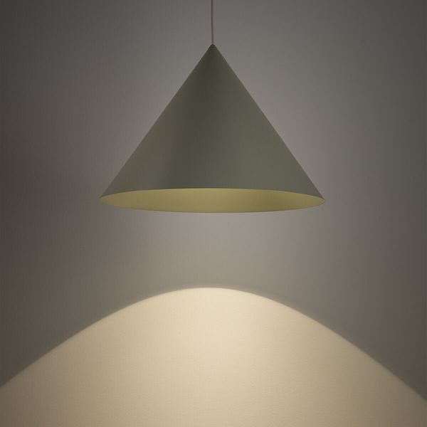 Salonowa lampa wisząca ZENITH 11482 stożek szałwiowy