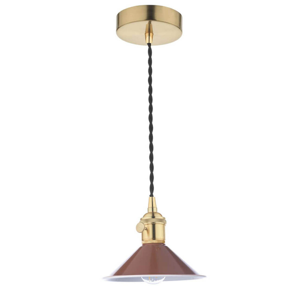 Lampa wisząca do salonu Hadano HAD0140-08 mosiądz ceglany