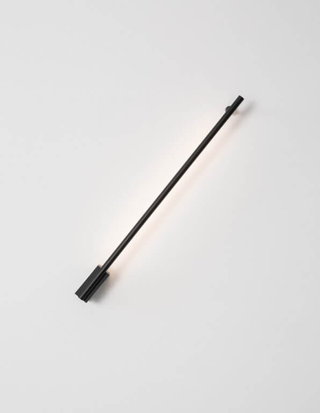 Metalowy kinkiet jadalniany Buin stick LED 10W 3000K czarny