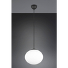 Wisząca lampa nad stół FOMENTO 363100132 Trio kula metalowa czarny biały