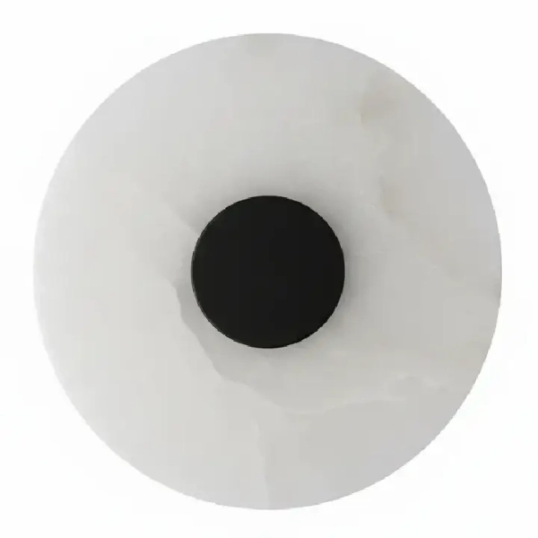Ledowy kinkiet na ścianę Dalinia WL0114-BK LED 8W 3000K okrągły czarny