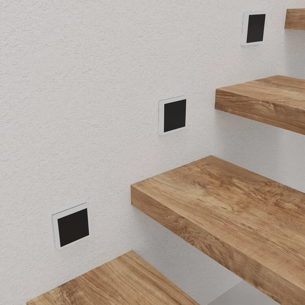 Metalowa lampa ścienna Evo EKS711 Eko-light LED 0,6W 4000K czarny biały