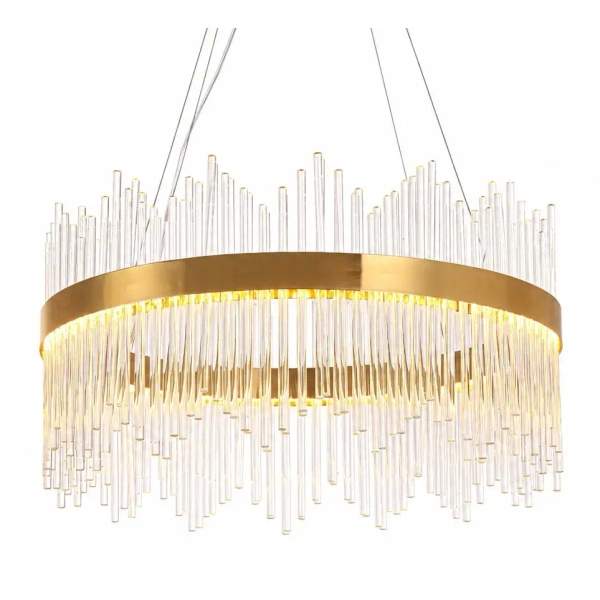 Wisząca lampa crystals HESTIA złota ST-4999-60 1xLED 35W 3000K glamour