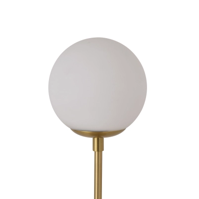 Złota lampa stołowa Dorado LP-002/1T S Light Prestige szklana kula na biurko