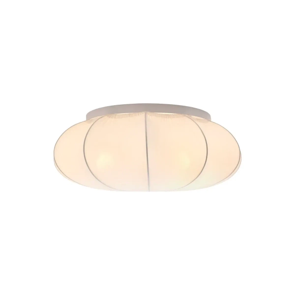 Sypialniana lampa sufitowa Aeron 2412226001 materiałowa biały