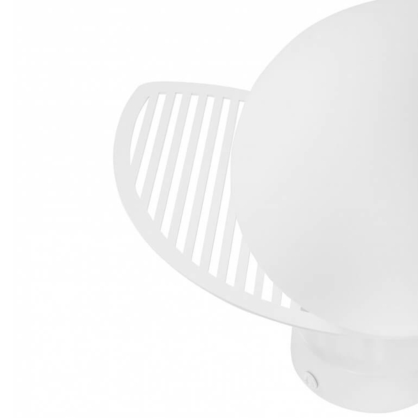 Okragła lampa ścienna Fyllo FYB11000 do sypialni kula biała