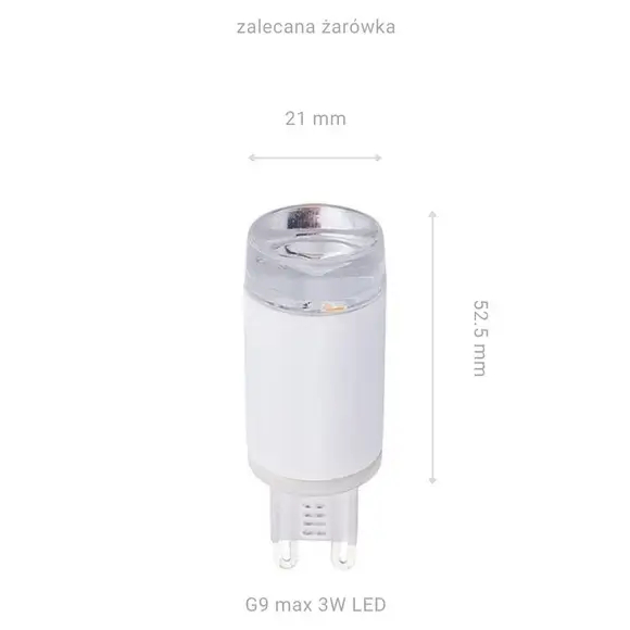 Ścienny kinkiet z włącznikami Hotel Mood 41367 kula szklana czarna biała