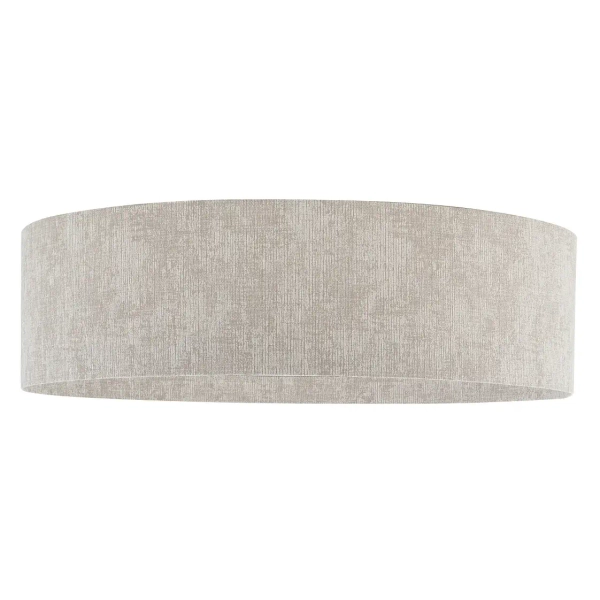 Okrągła lampa sufitowa CEDRO 11671 do jadalni beżowa