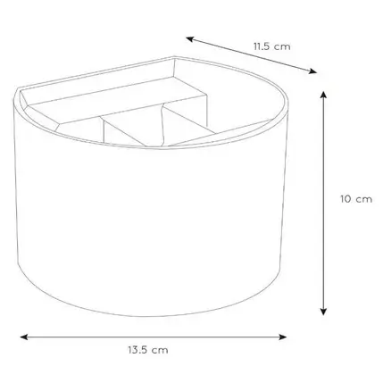 Elewacyjny kinkiet AXI 69201/06/30 Lucide LED 6W 2700K góra-dół IP54 czarny