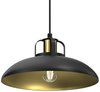 Lampa wisząca Felix MLP8906 Milagro metalowa okrągła czarna złota