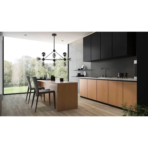 Lampa wisząca Astrifero MSE010100181 szklane kule czarne