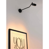 Metalowy kinkiet na ścianę ISEO AZ5632 Azzardo LED 9W 3000K okrągła czarny