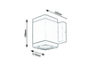 Elewacyjna lampa zewnętrzna BUFFALO 7887 Rabalux outdoor IP54 antracyt
