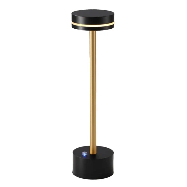 Bezprzewodowa lampa stołowa Sam ML1386 LED 5W 3000K USB-C czarny złoty