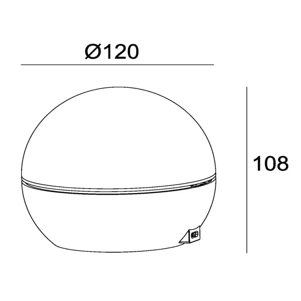 Stojąca lampka na komodę CLIPPER 27505/02/31 Lucide LED 2,2W 2700K biały
