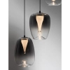 Potrójna lampa wisząca JAREVIA LE45122 LED 10W 3000K szklana szara