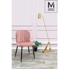 Tapicerowane krzesło Rango HB-01.LIGHT.PINK King Home welur różowe