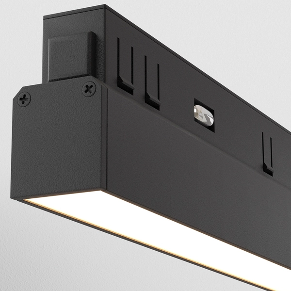 Podłużna lampa magnetyczna Basis TR030-2-12W3K-B LED 12W 3000K do szyny czarna