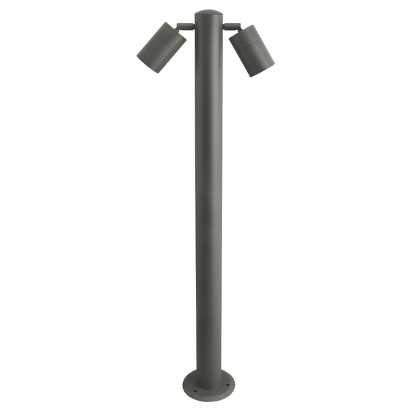 Stojąca lampa na taras ROLF AZ4459 Azzardo IP44 słupek szara