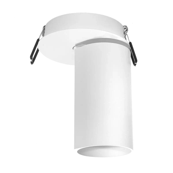 Lampa sufitowa wpuszczana Bora 1623 regulowana tuba biały