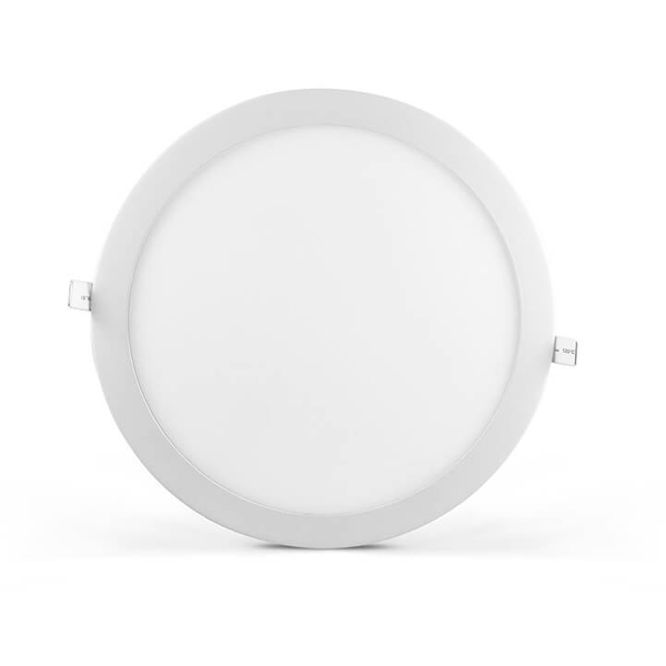 Podtynkowa lampa okrągła MARS 303547 Polux LED 24W 3000K wpust biały