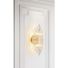 Kinkiet LAMPA ścienna CGPRISMKIN COPEL szklana OPRAWA kryształowa glamour crystal kinkiet przezroczysty mosiądz