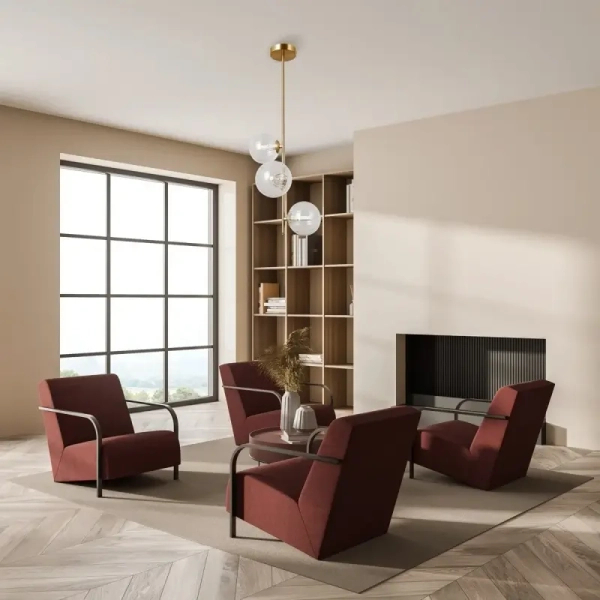 Kulista lampa sufitowa Toledo PND-40717-3-HBR szklana złoty przezroczysty